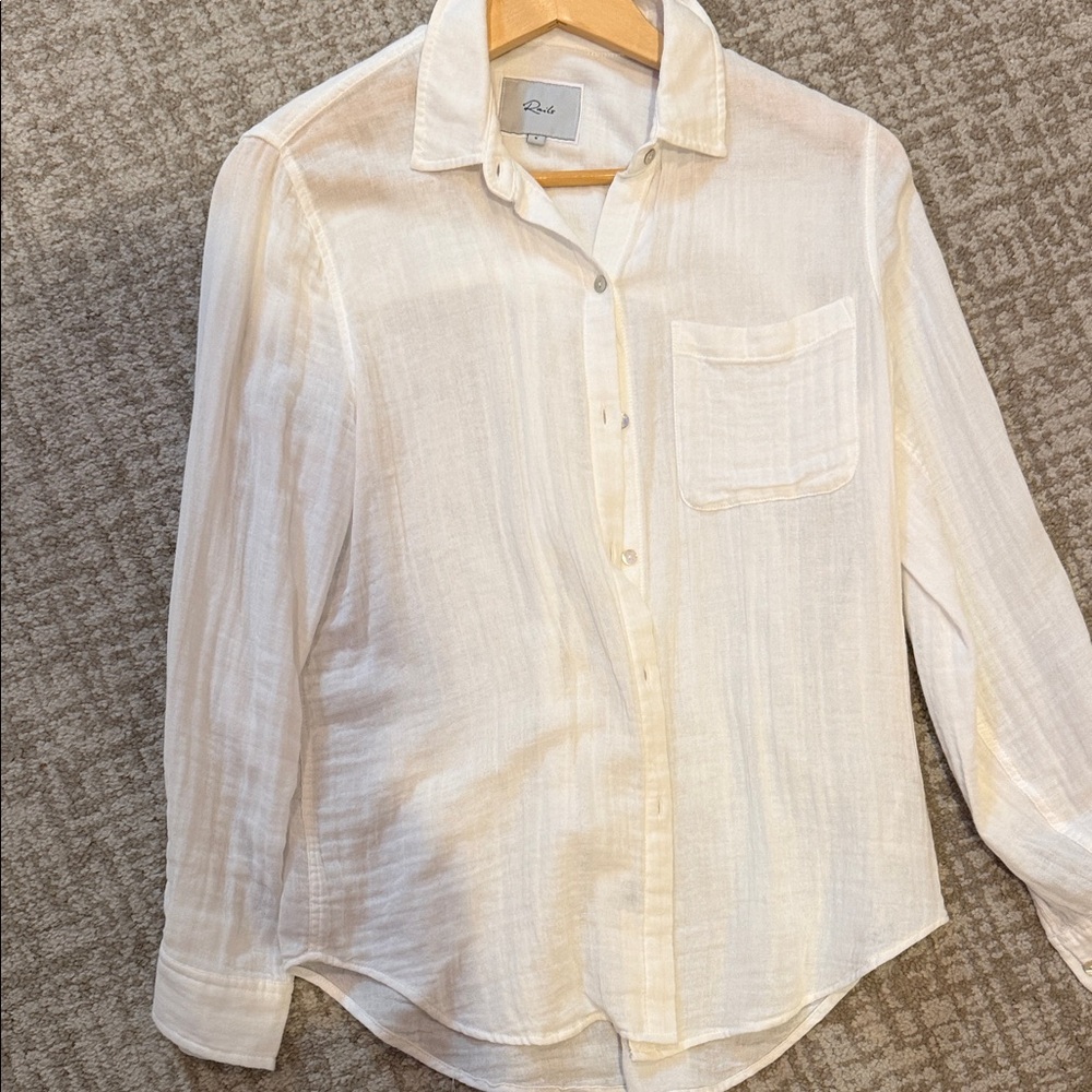 Rails white Casual Button Down Shirt